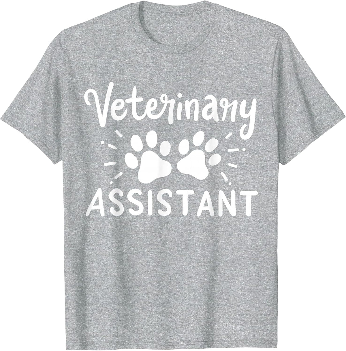 Veterinary Assistant Veterinarian T-Shirt - Heather Grey