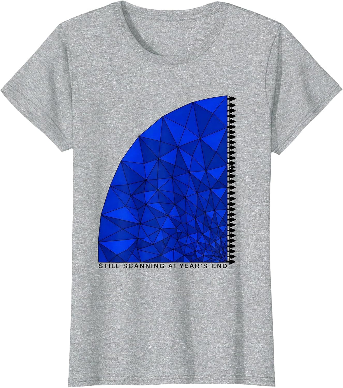 Still Scanning At Year's End Funny Sonographer Ultrasound T-Shirt - Heather Grey