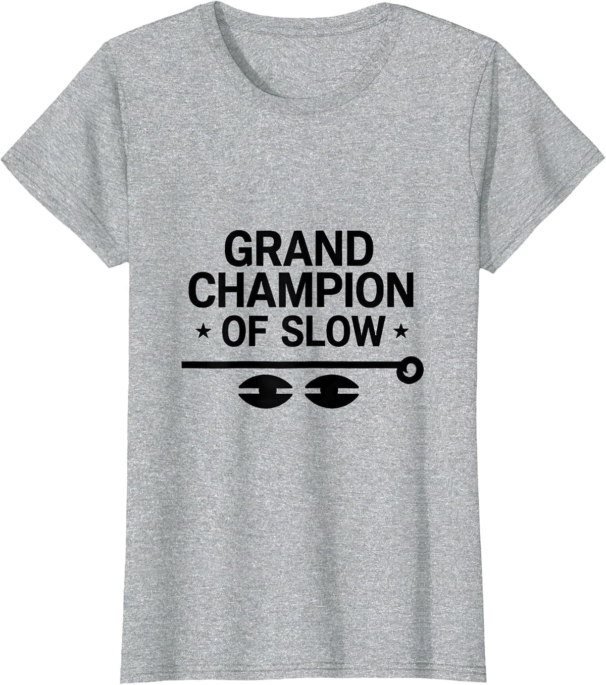 Women's Grand Champion Of Slow Funny Sloth Lover Humor Gift T-Shirt - Heather Grey