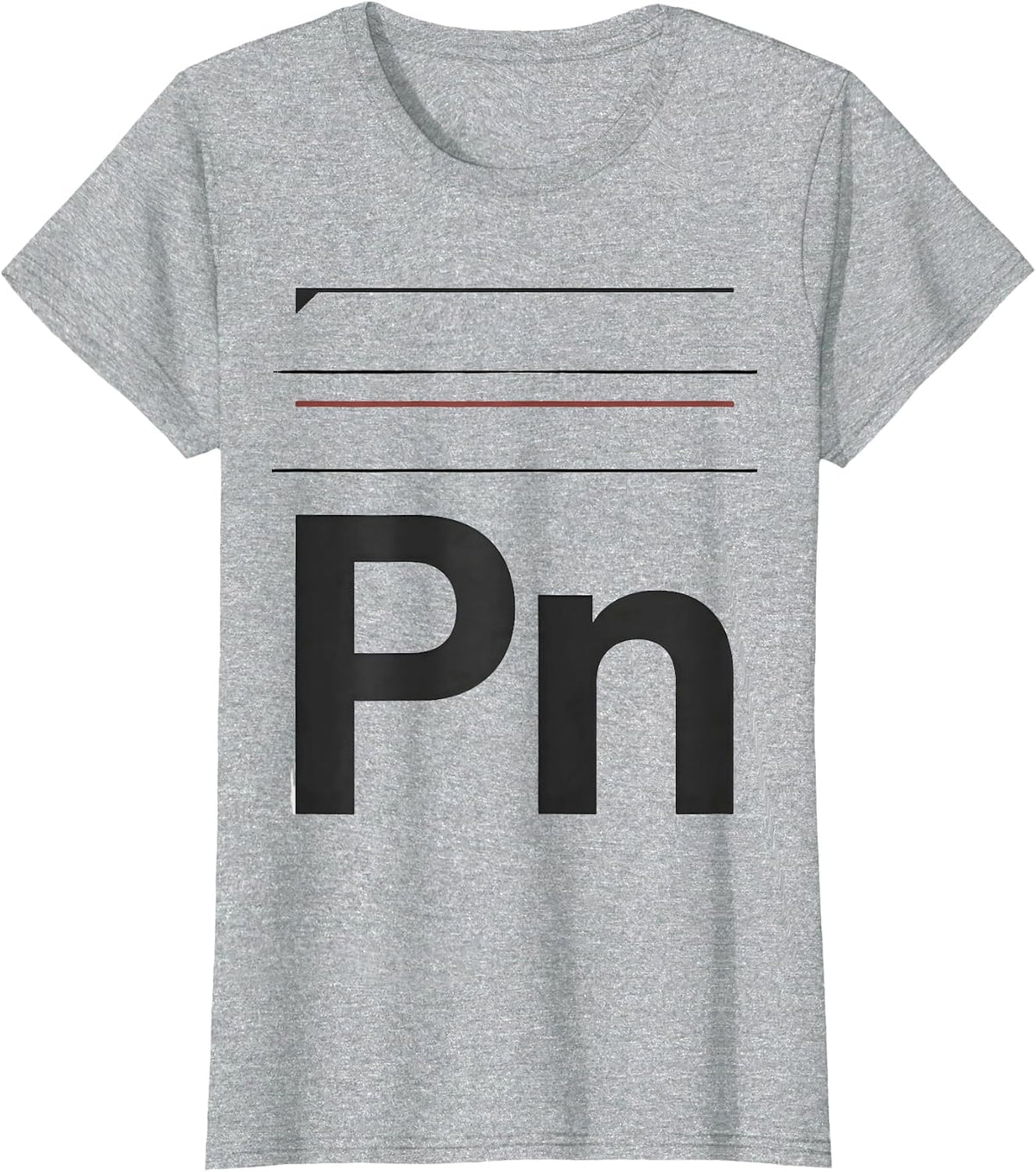 Pn Funny Chemistry Periodic Table Pun Science Enthusiast T-Shirt - Heather Grey