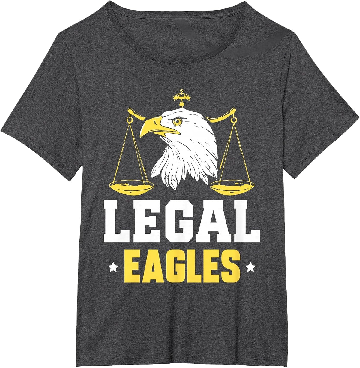 Legal Eagles Dentist Law Graduate Law School T-Shirt - Dark Heather Grey