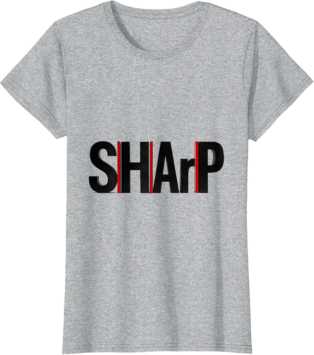 S-H-Ar-P Funny Science Chemistry Nerd Humor Gift T-Shirt - Heather Grey