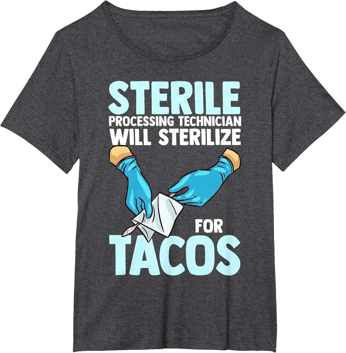 Sterile Processing Technician Instruments Tech Certification T-Shirt - Dark Heather Grey