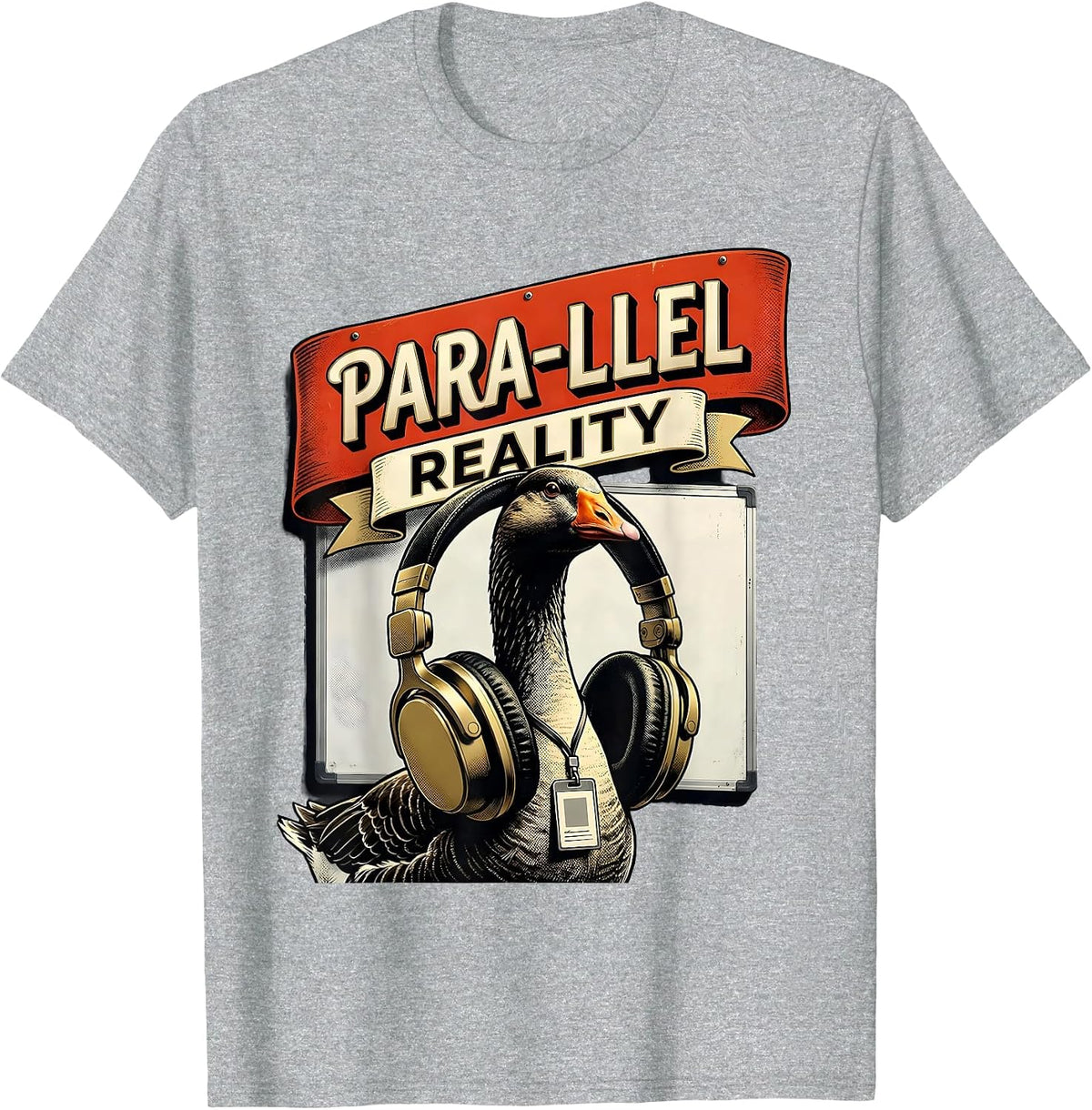 Men's Para-Llel Reality Funny Paraprofessional SPED Teacher Gift T-Shirt - Heather Grey