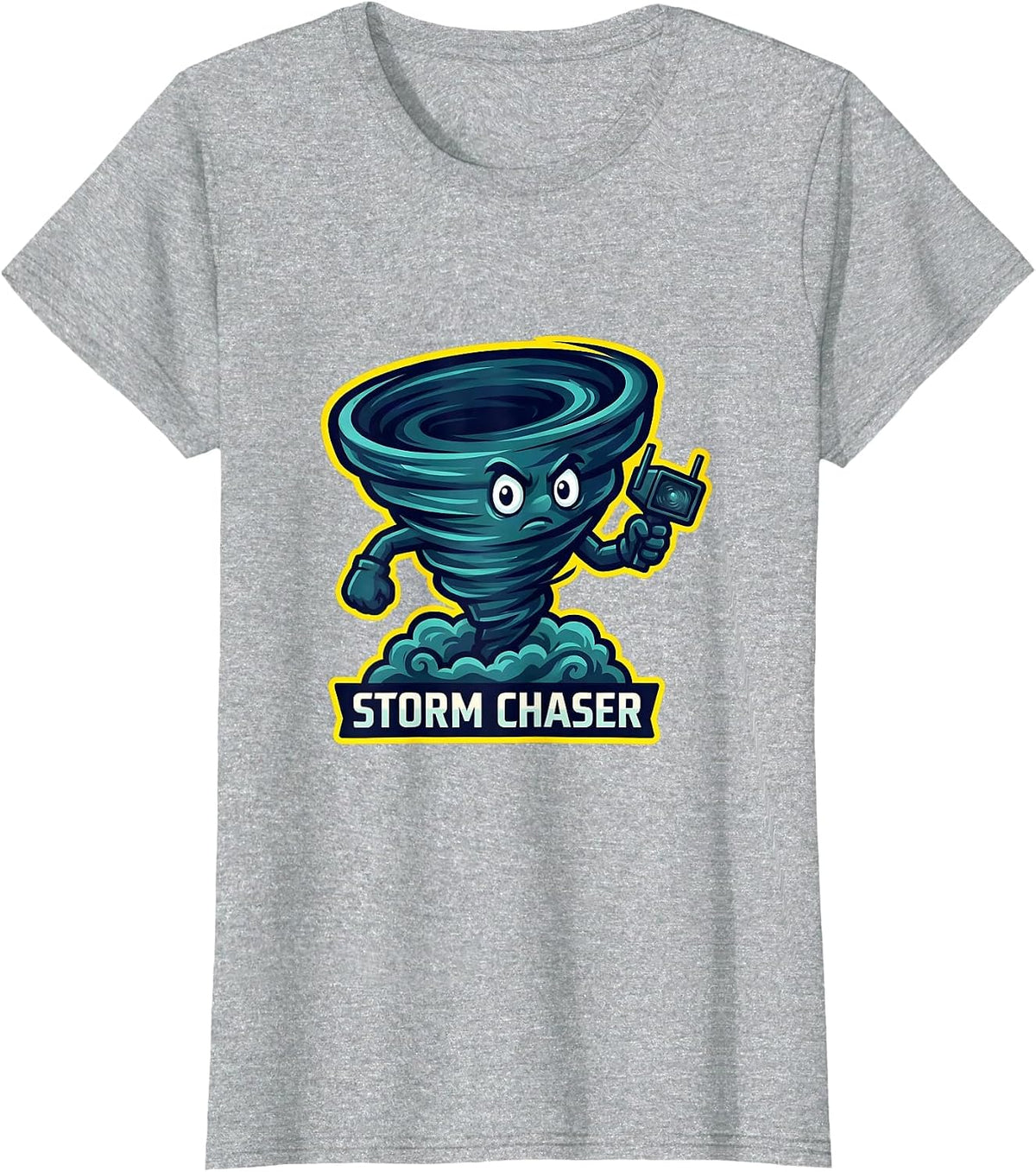 Storm Chaser Meteorology Enthusiast Weather Hobbyist T-Shirt - Heather Grey