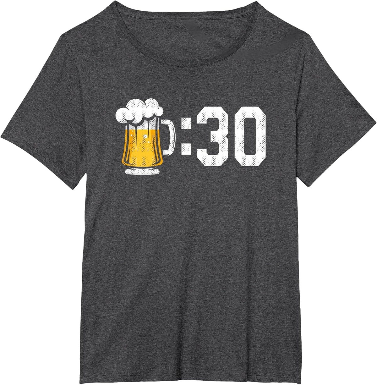 Beer 30 Funny Meme for Beer Drinkers T-Shirt - Dark Heather Grey