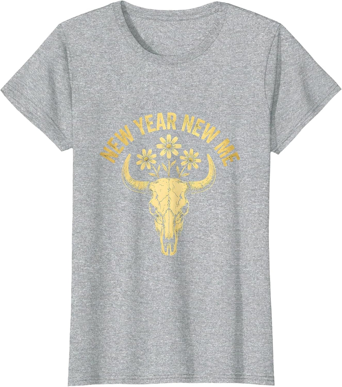 It's My Birthday New Year New Me Design T-Shirt - Heather Grey
