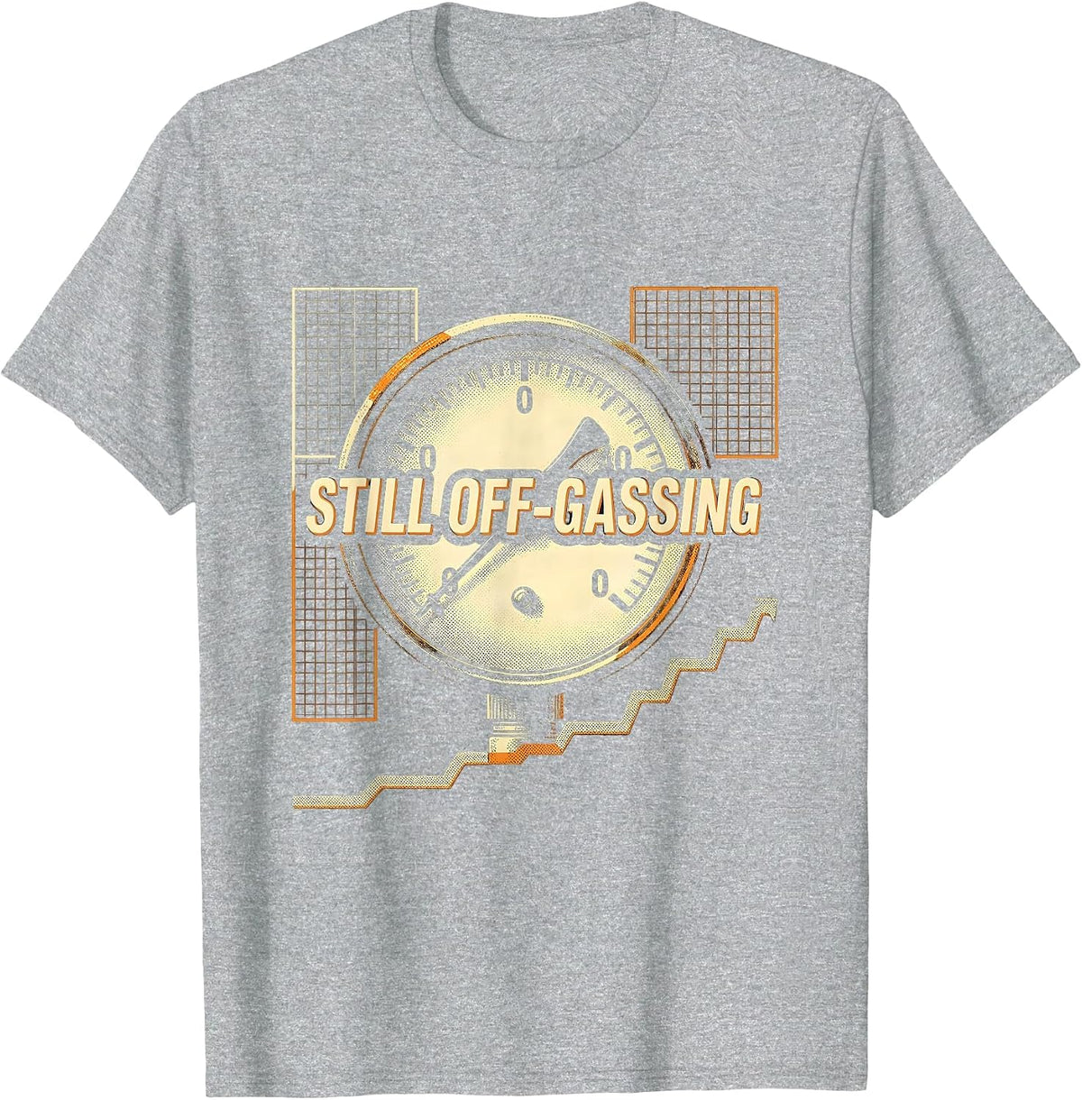 Men's Still Off-Gassing Funny Scuba Diving Diver Humor T-Shirt - Heather Grey