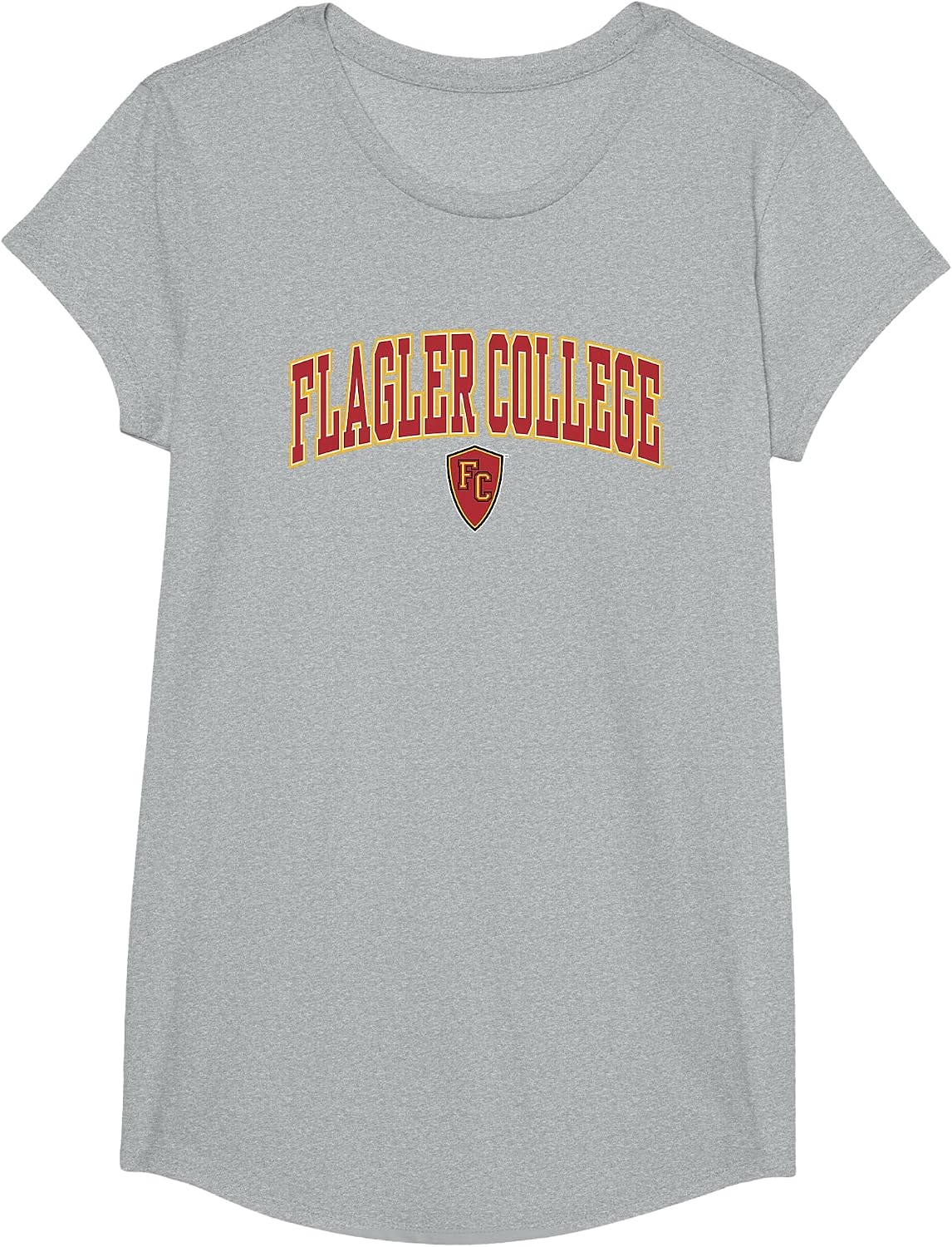 Flagler Saints Arch Over Officially Licensed T-Shirt - Girls Heather Grey