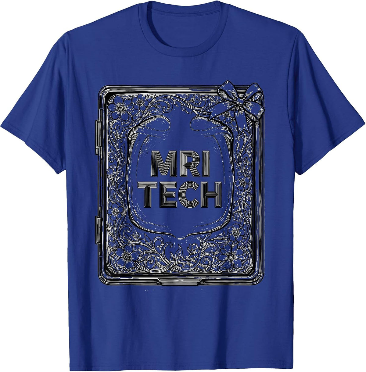 Men's MRI TECH Cute Radiology Tech Coquette Playful Pride T-Shirt - Royal Blue