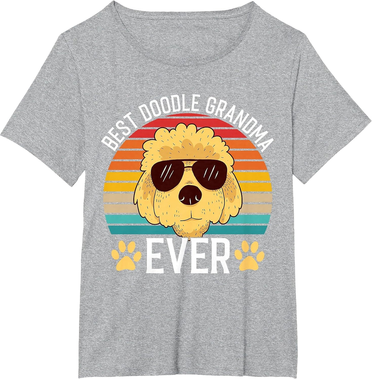 Goldendoodle - Best Doodle Grandma Ever T-Shirt - Heather Grey