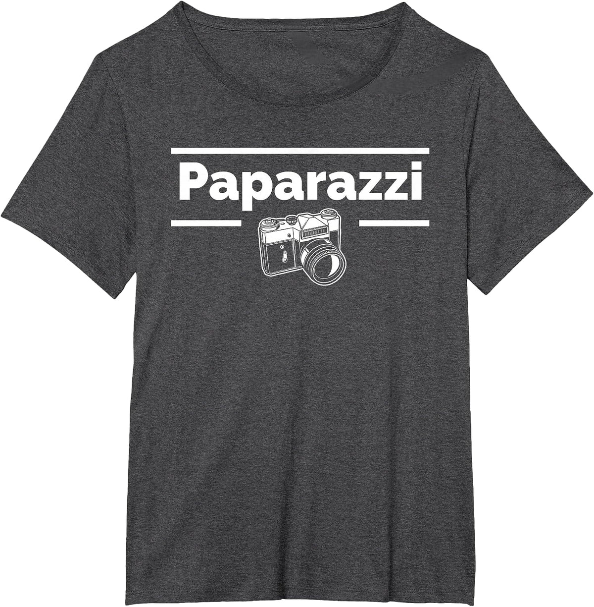 Paparazzi Photography Photographer T-Shirt - Dark Heather Grey