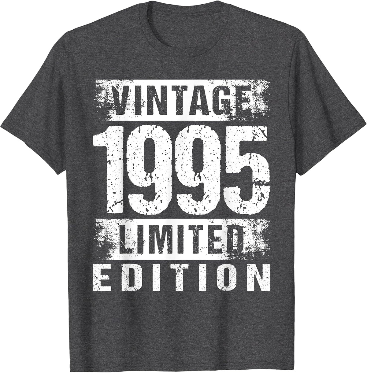 Vintage 1995 Limited Edition T-Shirt - Dark Heather Grey