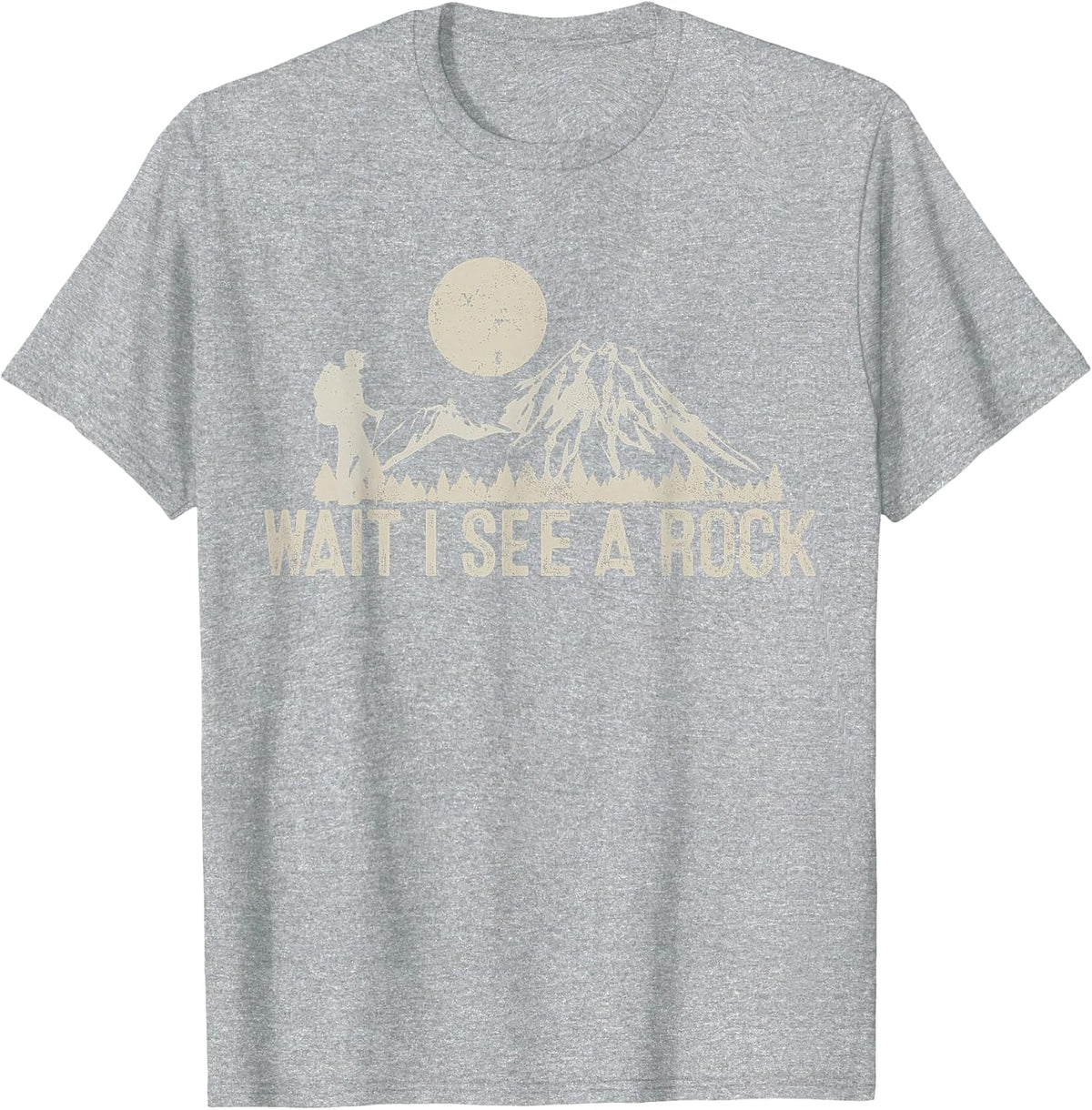 Geologist Geologist Rockhounding Mineral Collector Vintage T-Shirt - Heather Grey