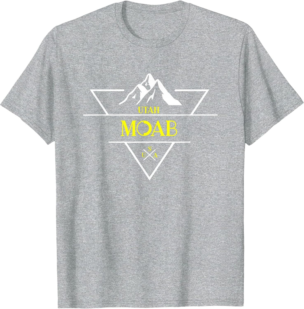 Moab Utah National Park - USA 1980s Retro Shirt T-Shirt - Heather Grey