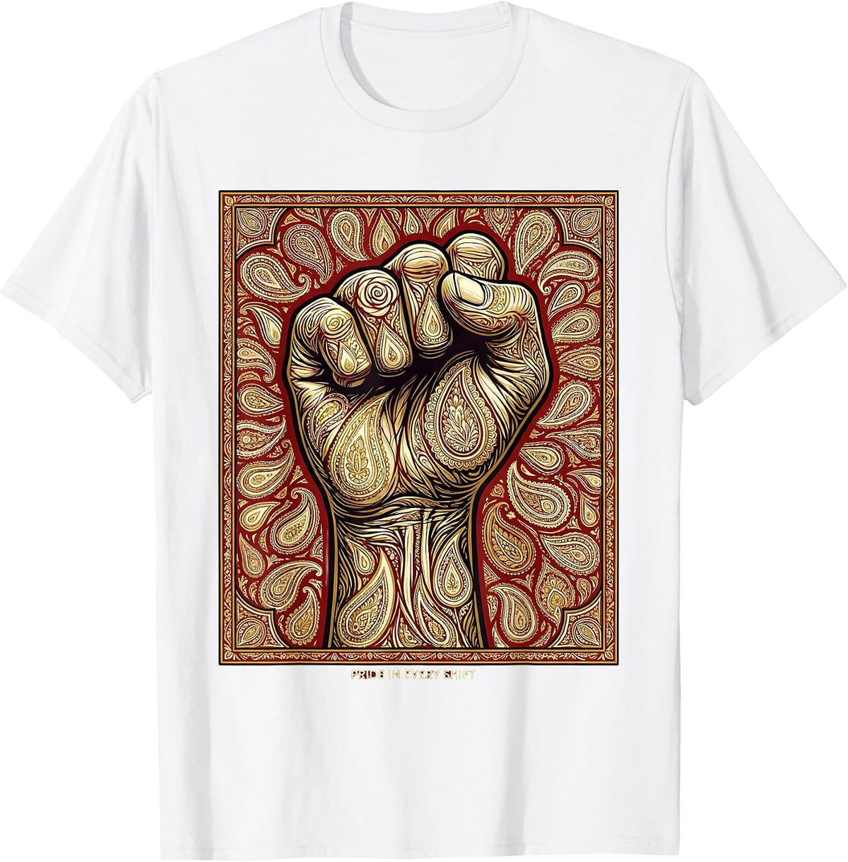Men's President Pride Labor Day Pride In Every Shift T-Shirt - White
