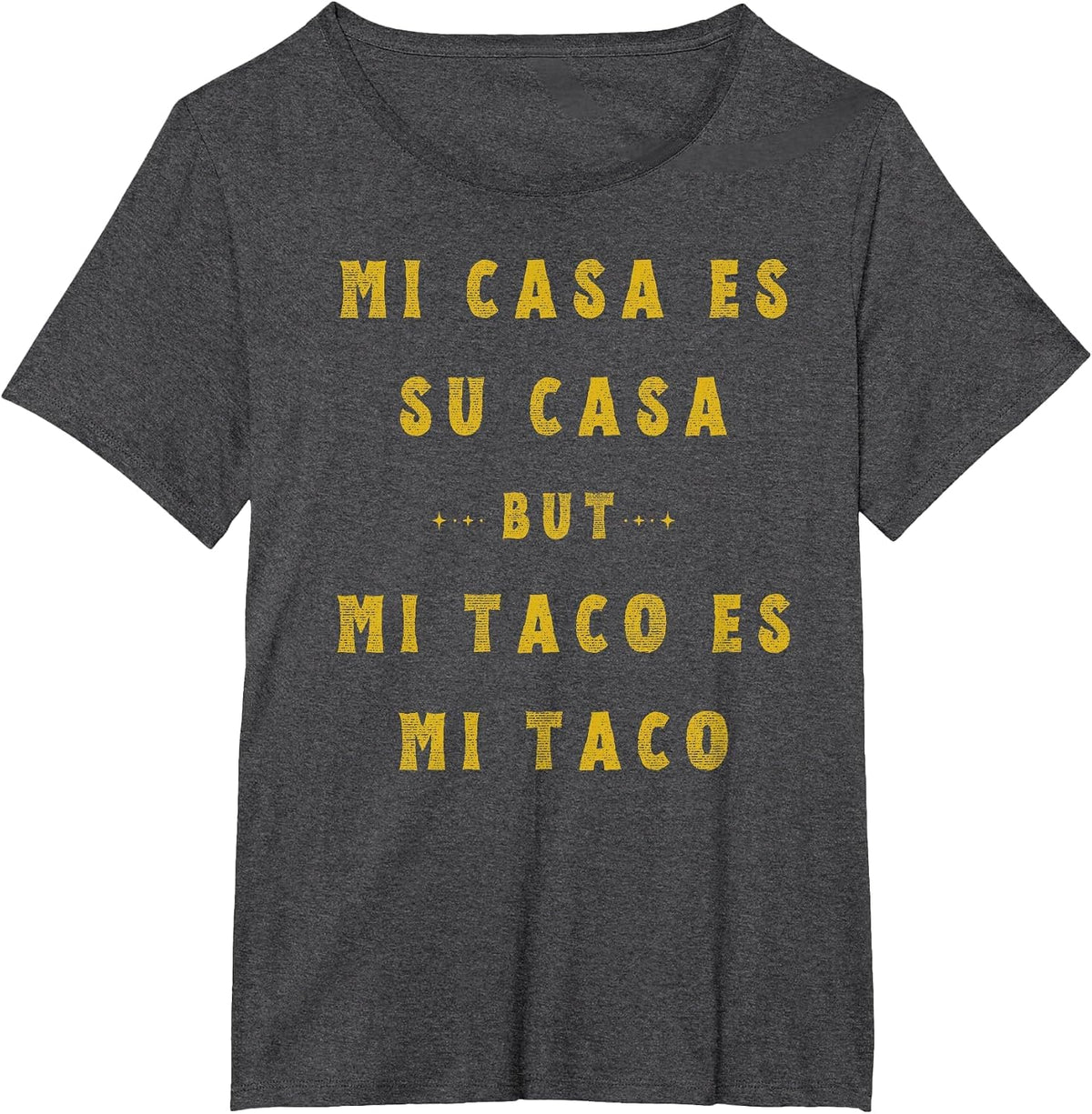 Mi Taco ES Mi Taco Cinco De Mayo Mexican Food Spanish Meme T-Shirt - Dark Heather Grey