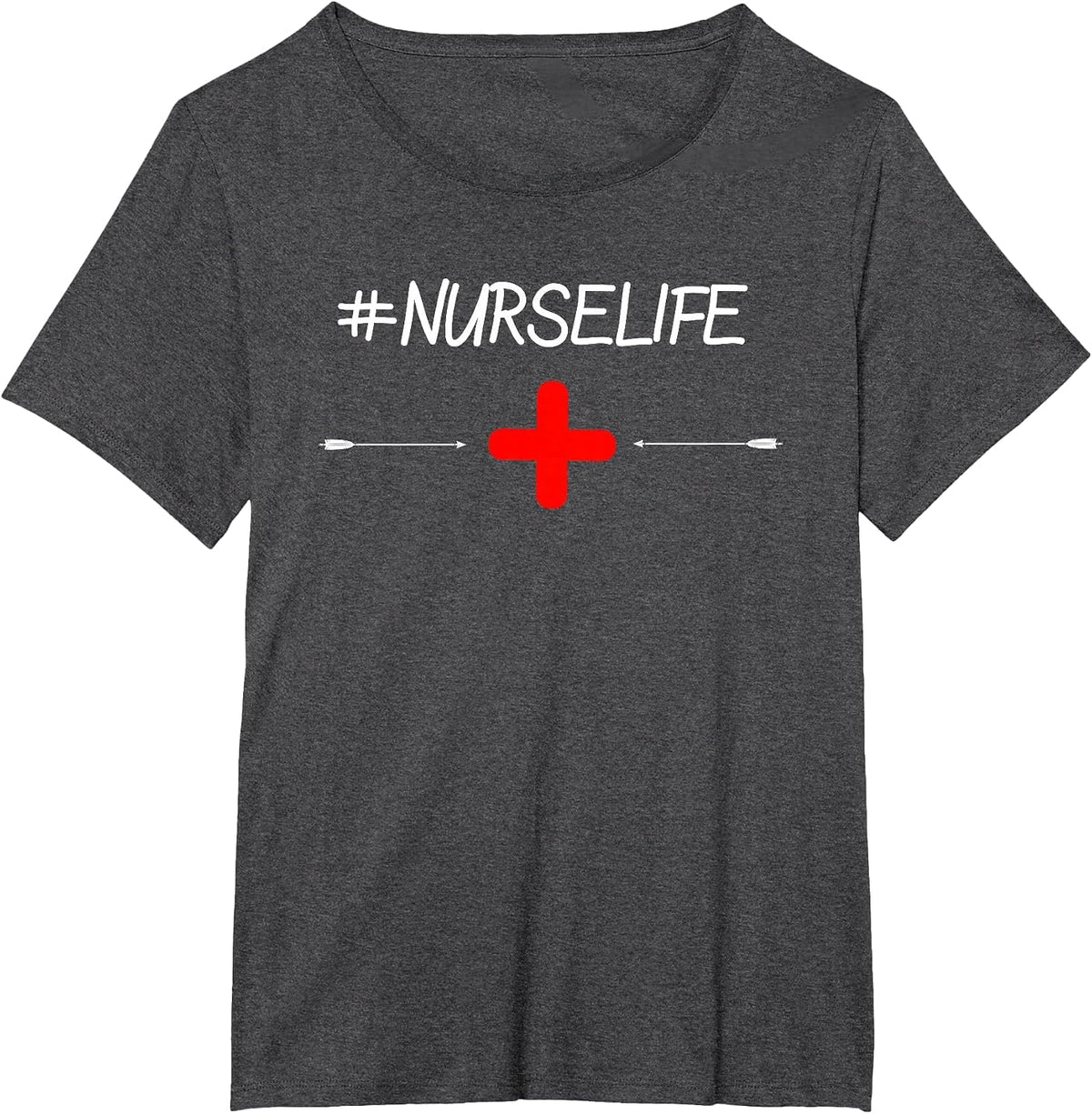 #Nurselife Nurse Life Nursing LPN RN Tshirt T-Shirt - Dark Heather Grey