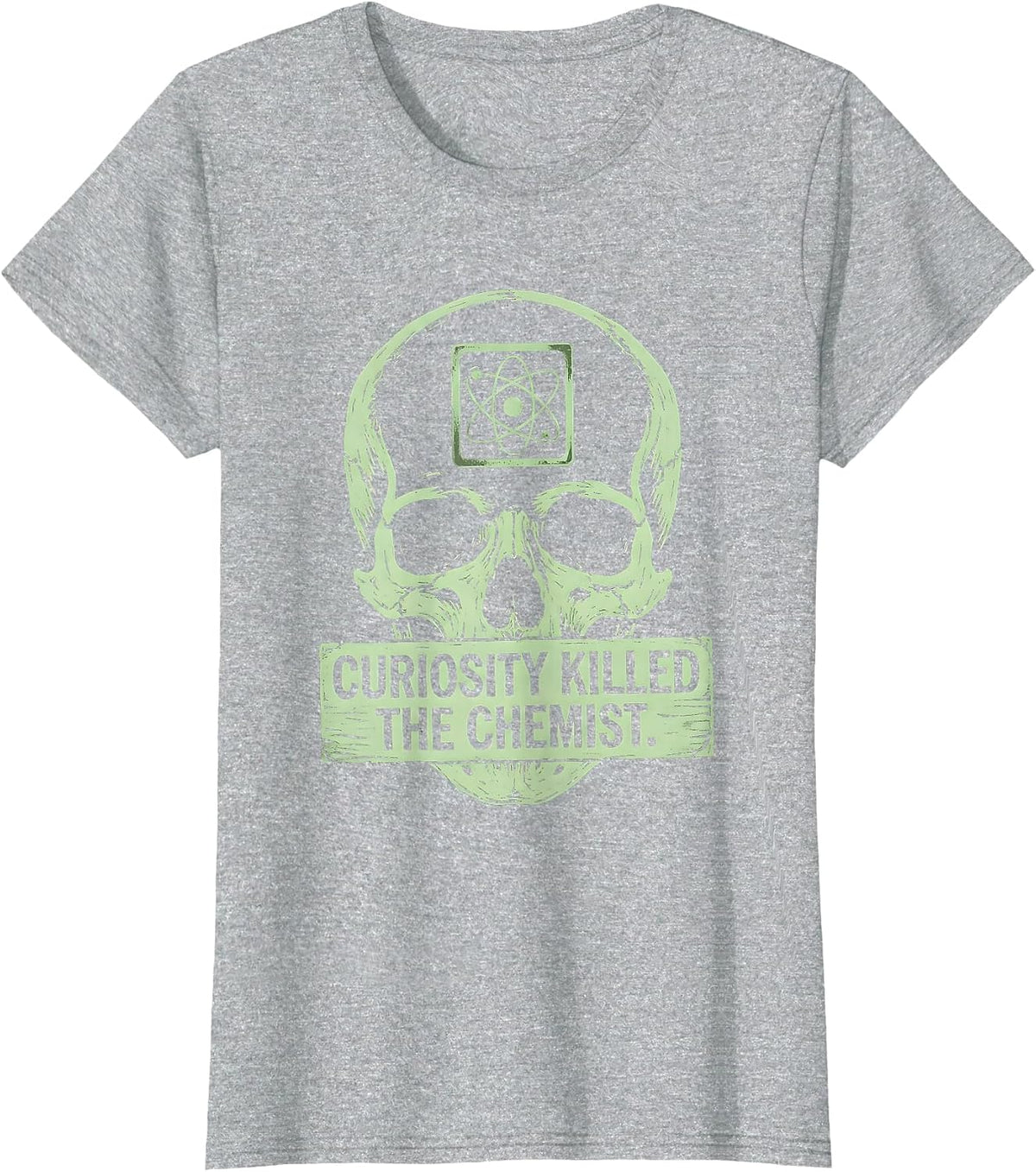 Can I Lick It Periodic Table Chemist Design T-Shirt - Heather Grey