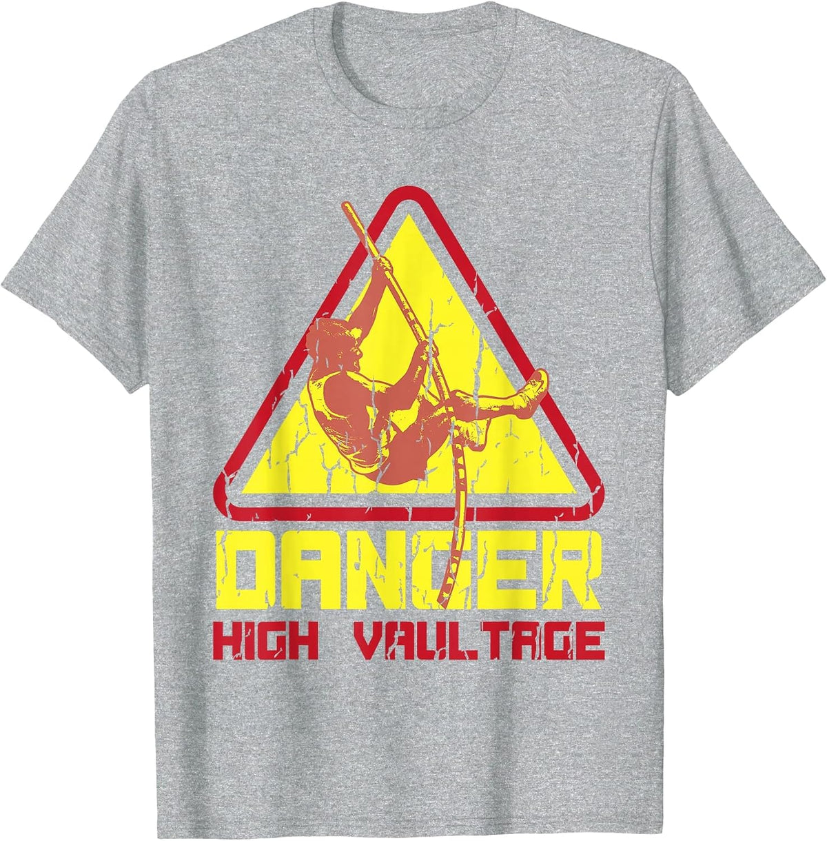 Pole Vault: Danger High Vaultage Shirt T-Shirt - Heather Grey