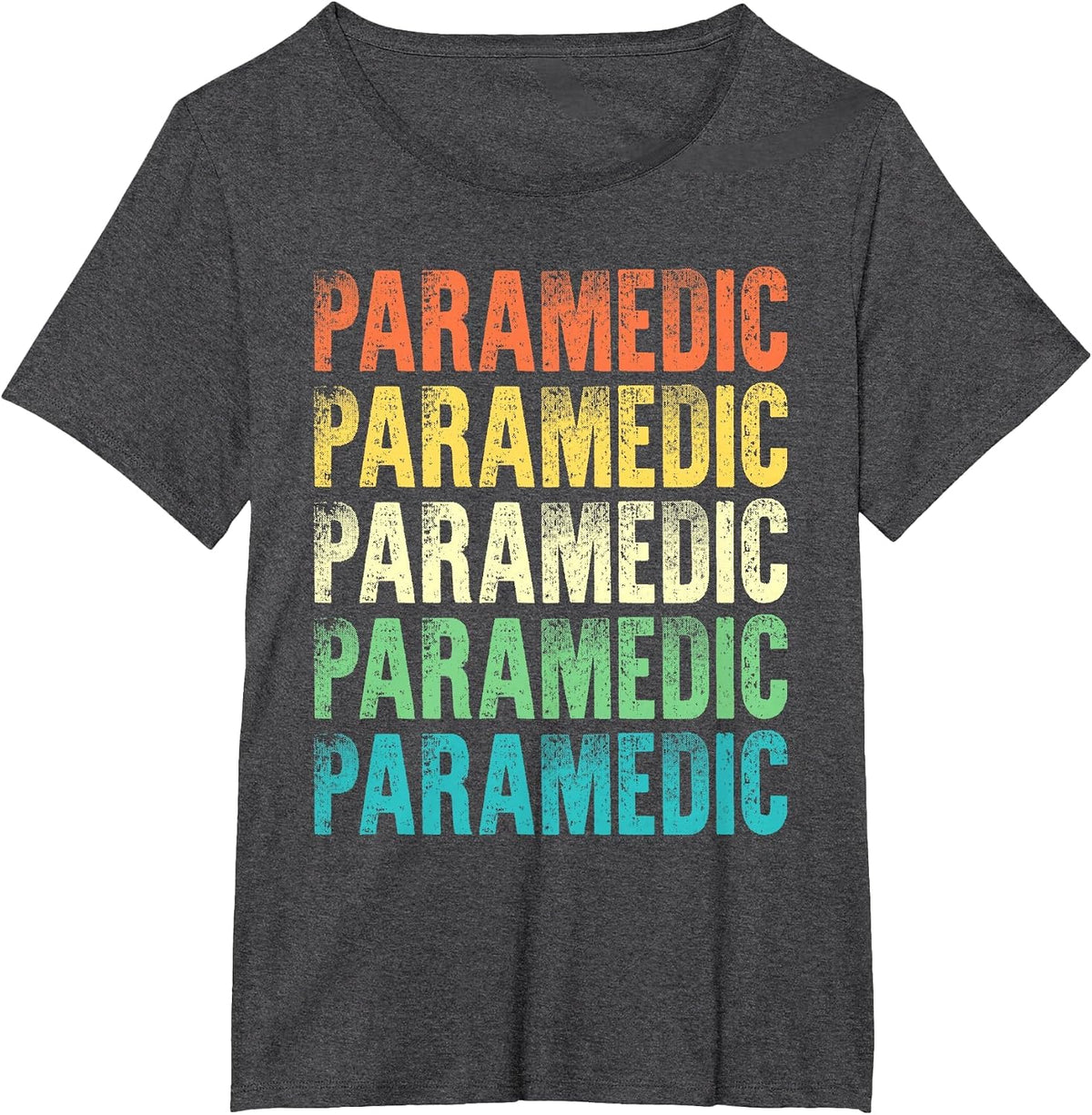 Paramedic Vintage Style Job T-Shirt - Dark Heather Grey