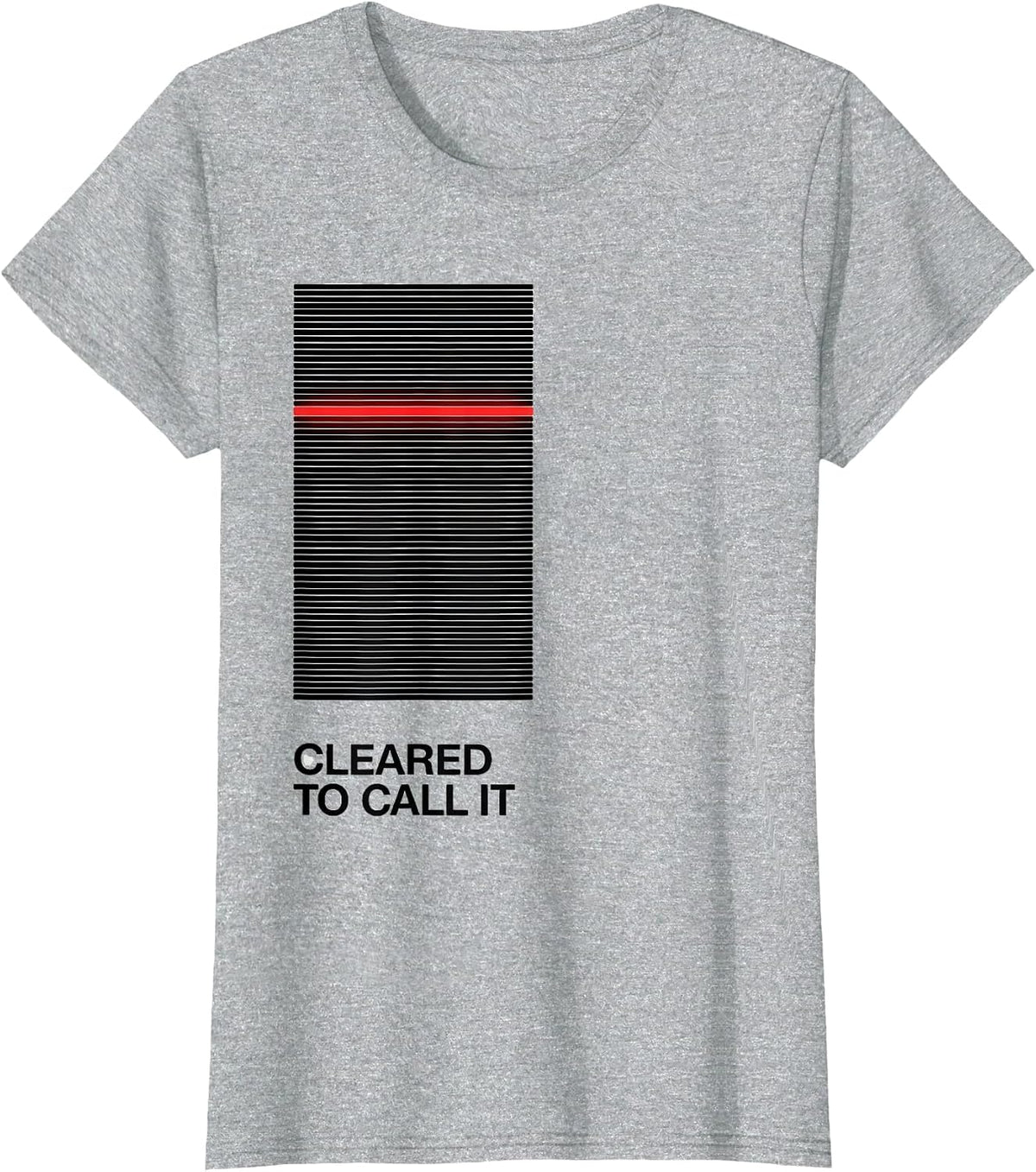 Women's Cleared To Call It Humor Musical Theatre Kid Stage Actor T-Shirt - Heather Grey