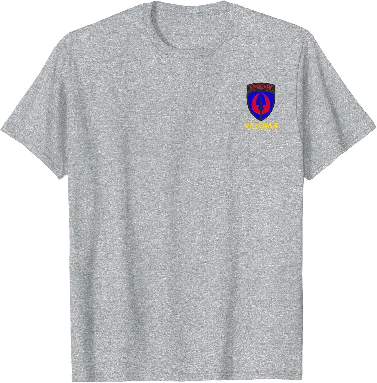 Mens Special Operations Aviation Command Veteran Patriotic T-Shirt - Heather Grey