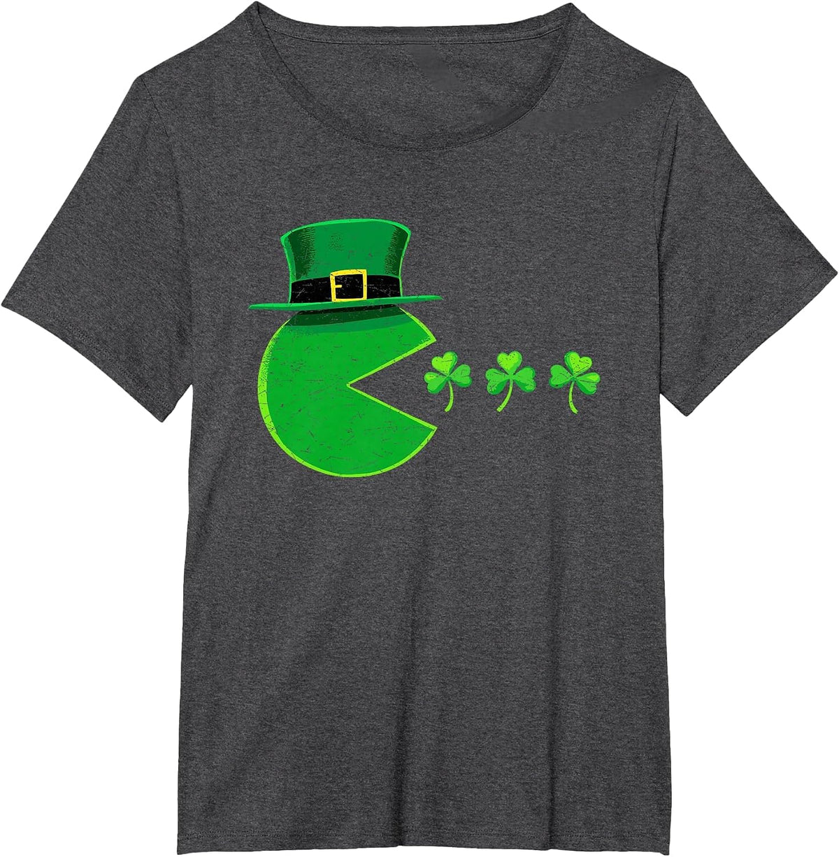 St Patricks Day Let The Shenanigans Begin Boys Mens Shamrock T-Shirt - Dark Heather Grey