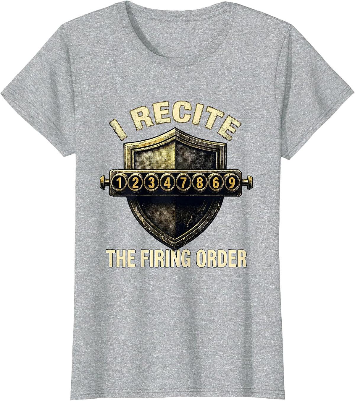 Women's I Recite The Firing Order Funny Mechanic Car Engine T-Shirt - Heather Grey