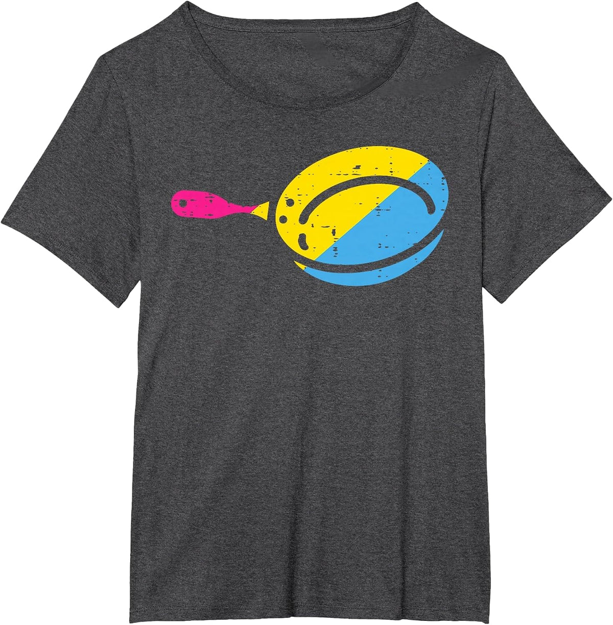 Pansexual Pan Pun Funny Pride Flag LGBT Humor Men Women Kids T-Shirt - Dark Heather Grey