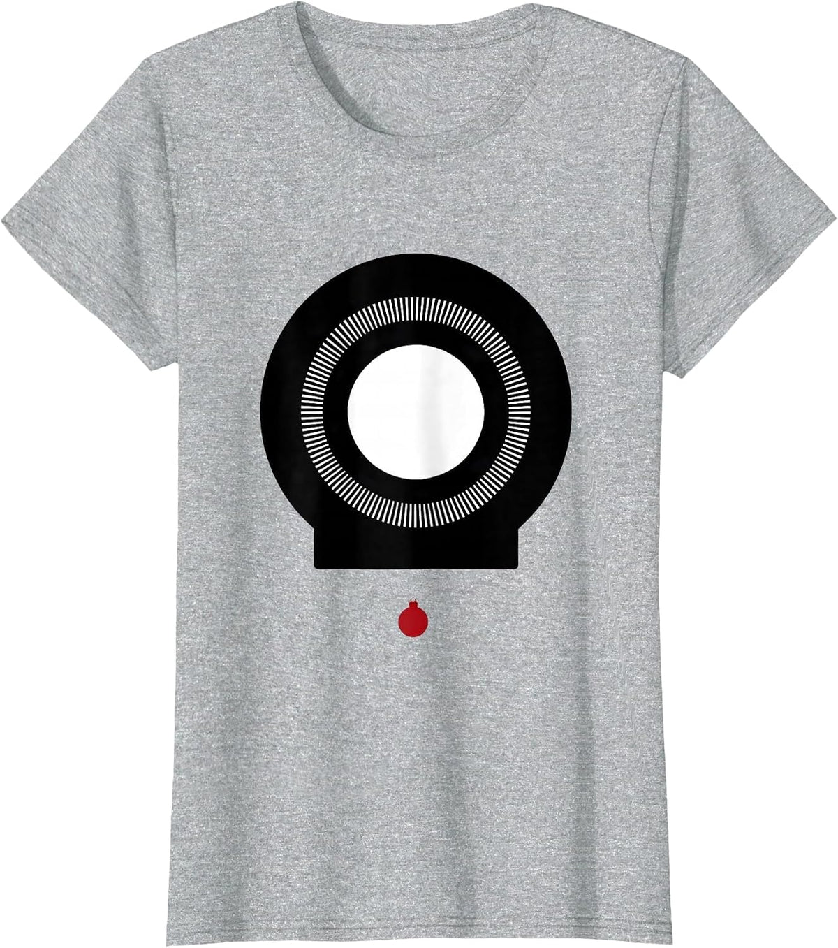 Women's CT Scan Ring Radiology Tech Christmas Humor T-Shirt - Heather Grey