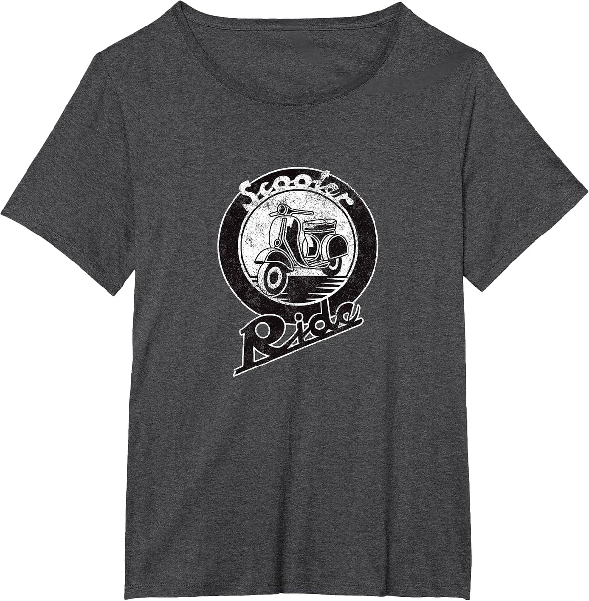 Vintage Italian Classic Motorcycle T-Shirt - Dark Heather Grey