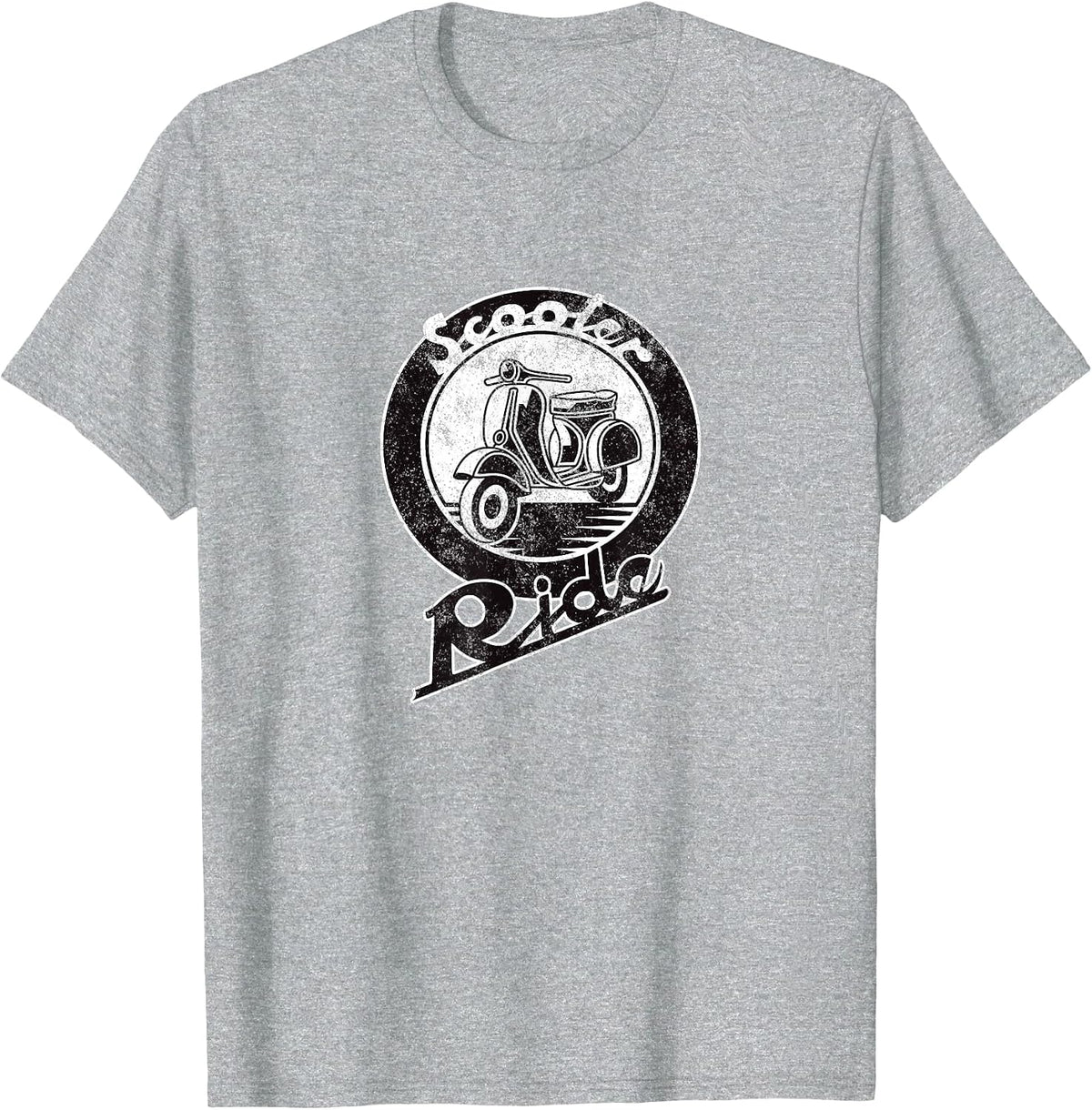 Vintage Italian Classic Motorcycle T-Shirt - Heather Grey
