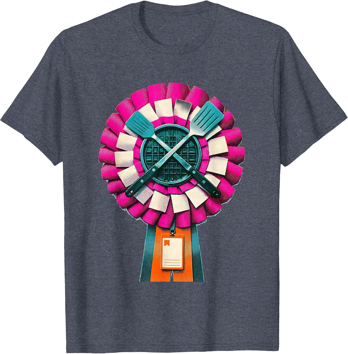Pharmacy Service Rosette Pharmacy Tech Humor Gift T-Shirt - Heather Blue