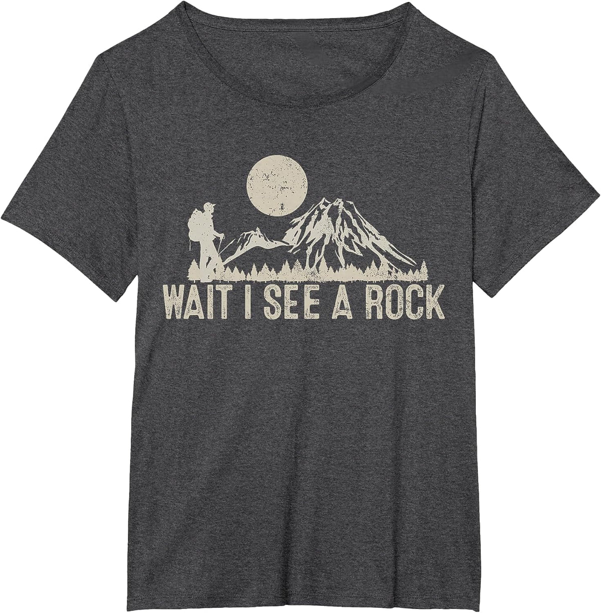 Geologist Geologist Rockhounding Mineral Collector Vintage T-Shirt - Dark Heather Grey