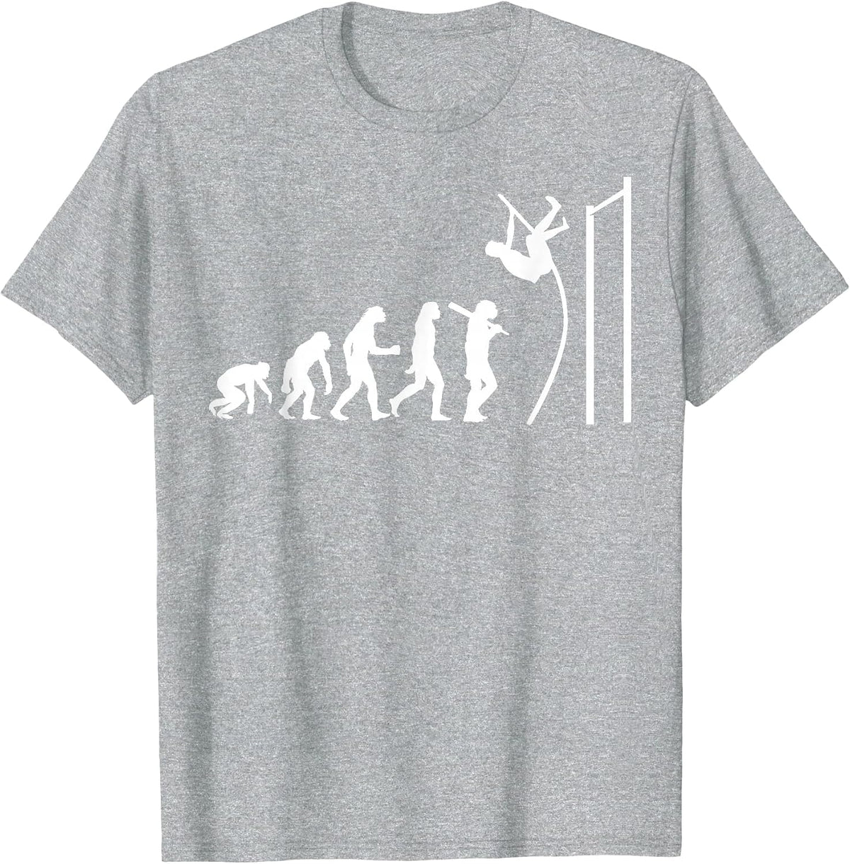 Cool Pole Vault Design for Men Women Pole Vaulting Jumping T-Shirt - Heather Grey