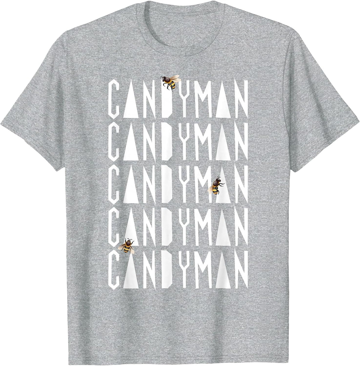 Candyman Bees Funny Urban Legend Scary Halloween T-Shirt - Heather Grey