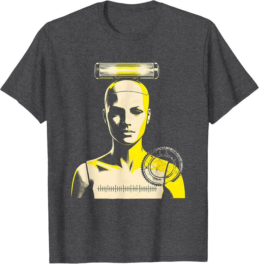 Men's Blunt Mannequin Emergency Light-Bar EMT Paramedic Humor T-Shirt - Dark Heather Grey