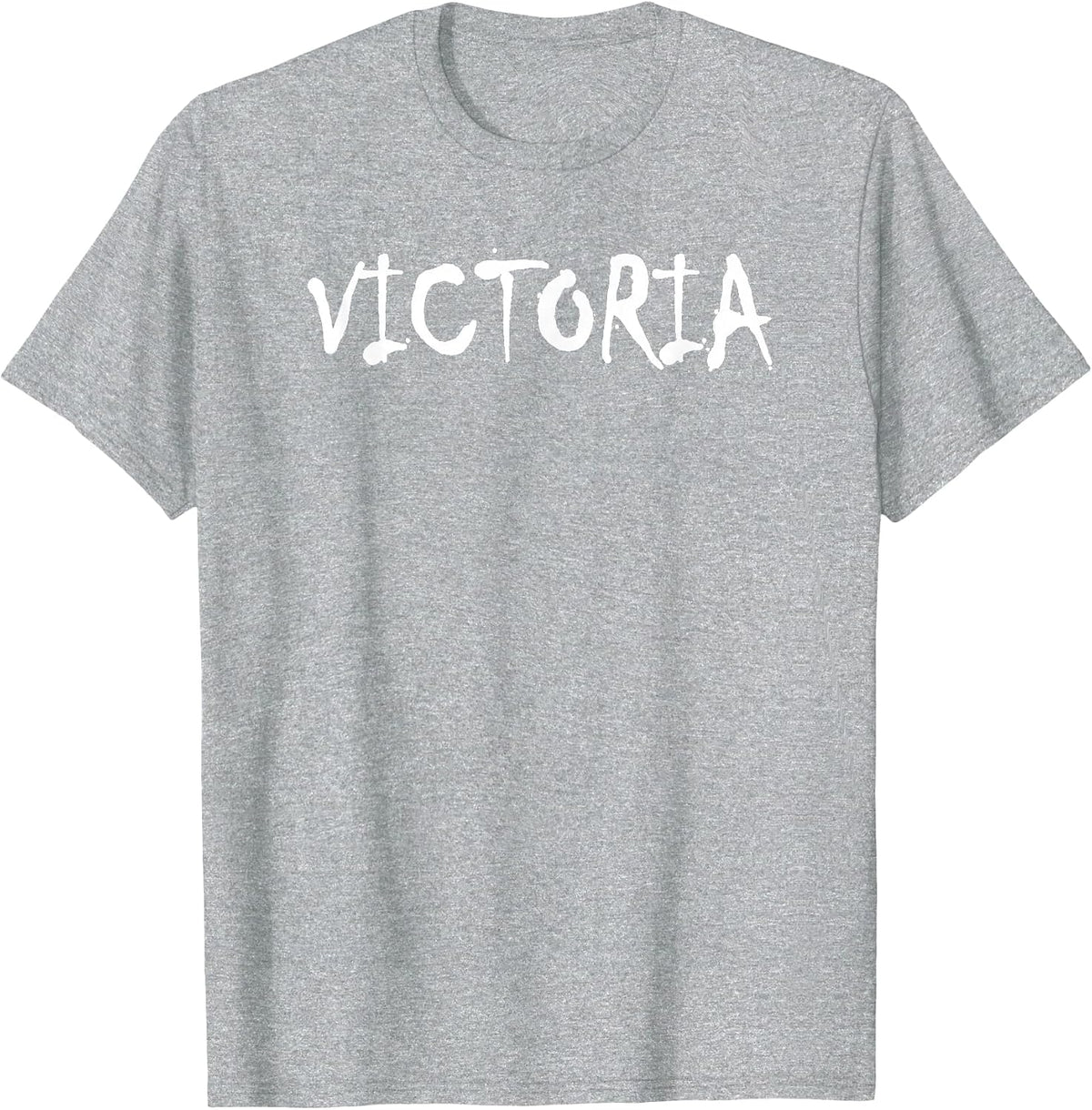 Victoria Last Name American Hispanic Mexican Spanish Family T-Shirt - Heather Grey