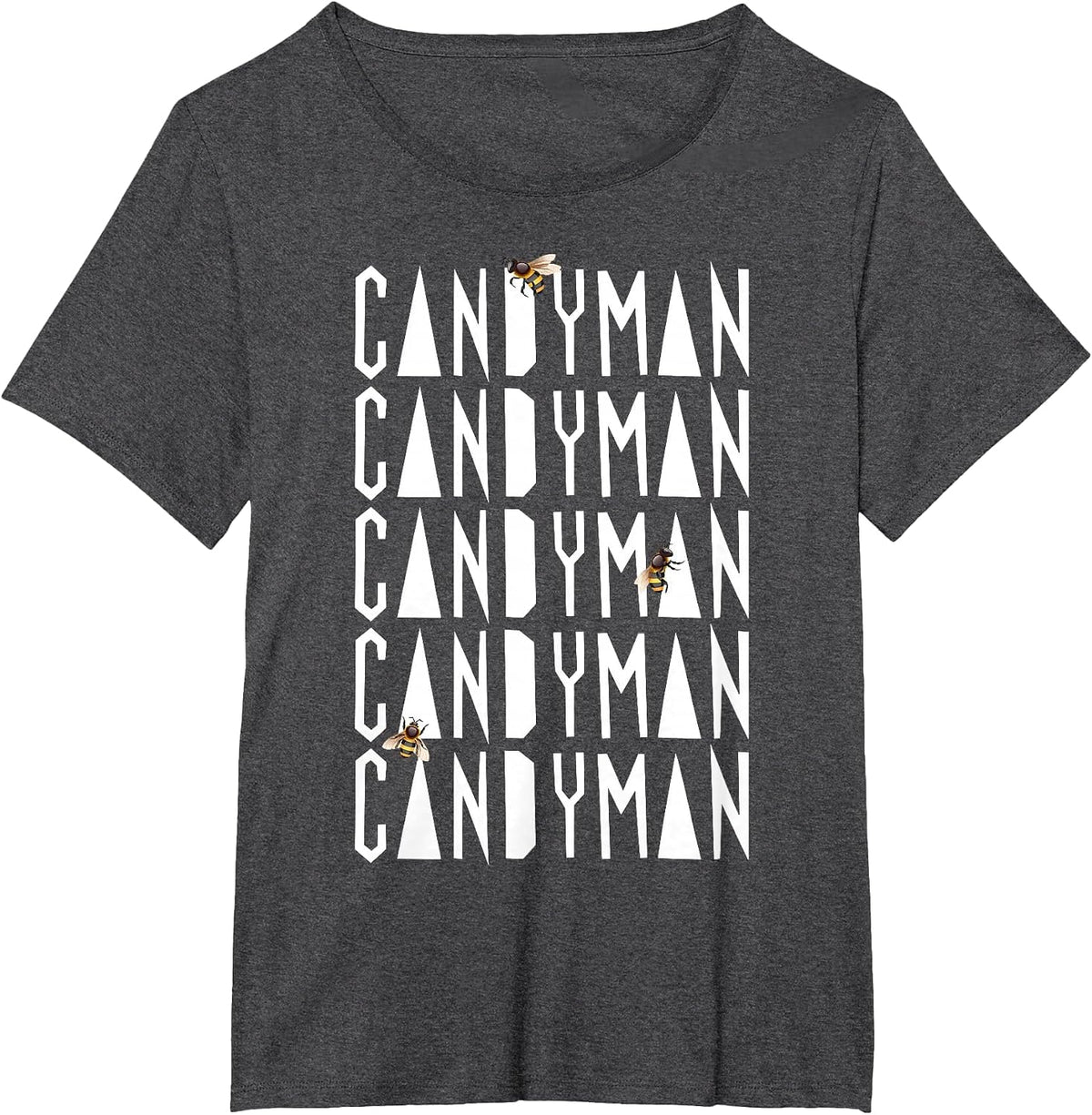 Candyman Bees Funny Urban Legend Scary Halloween T-Shirt - Dark Heather Grey