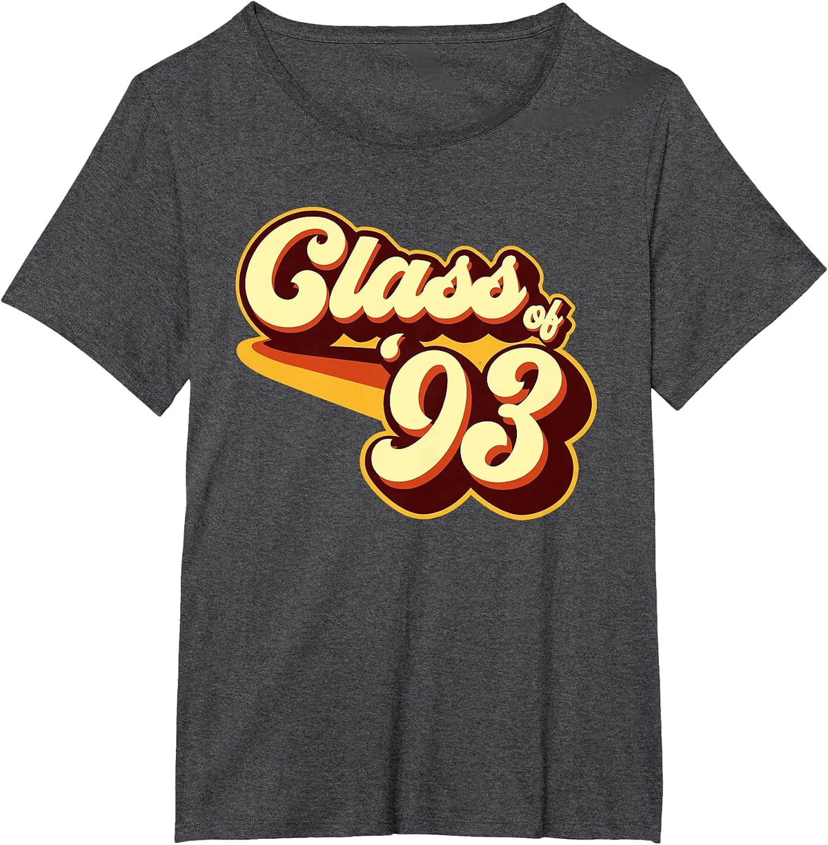 Class of 93 Reunion Retro 1993 T-Shirt - Dark Heather Grey