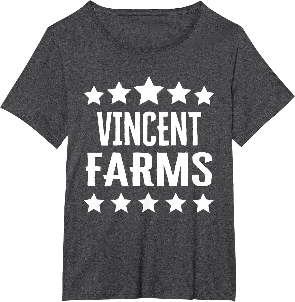Vincent Farms Family Reunion Squad First Last Name T-Shirt - Dark Heather Grey