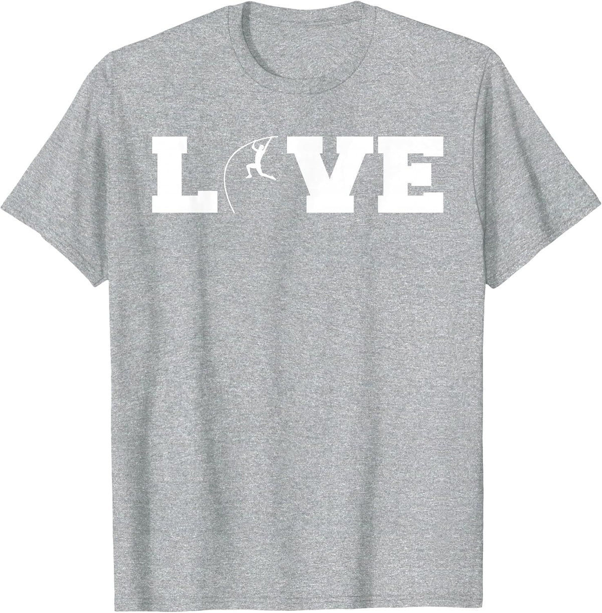 Pole Vault Training Track and Field Athletic Pole Vault T-Shirt - Heather Grey