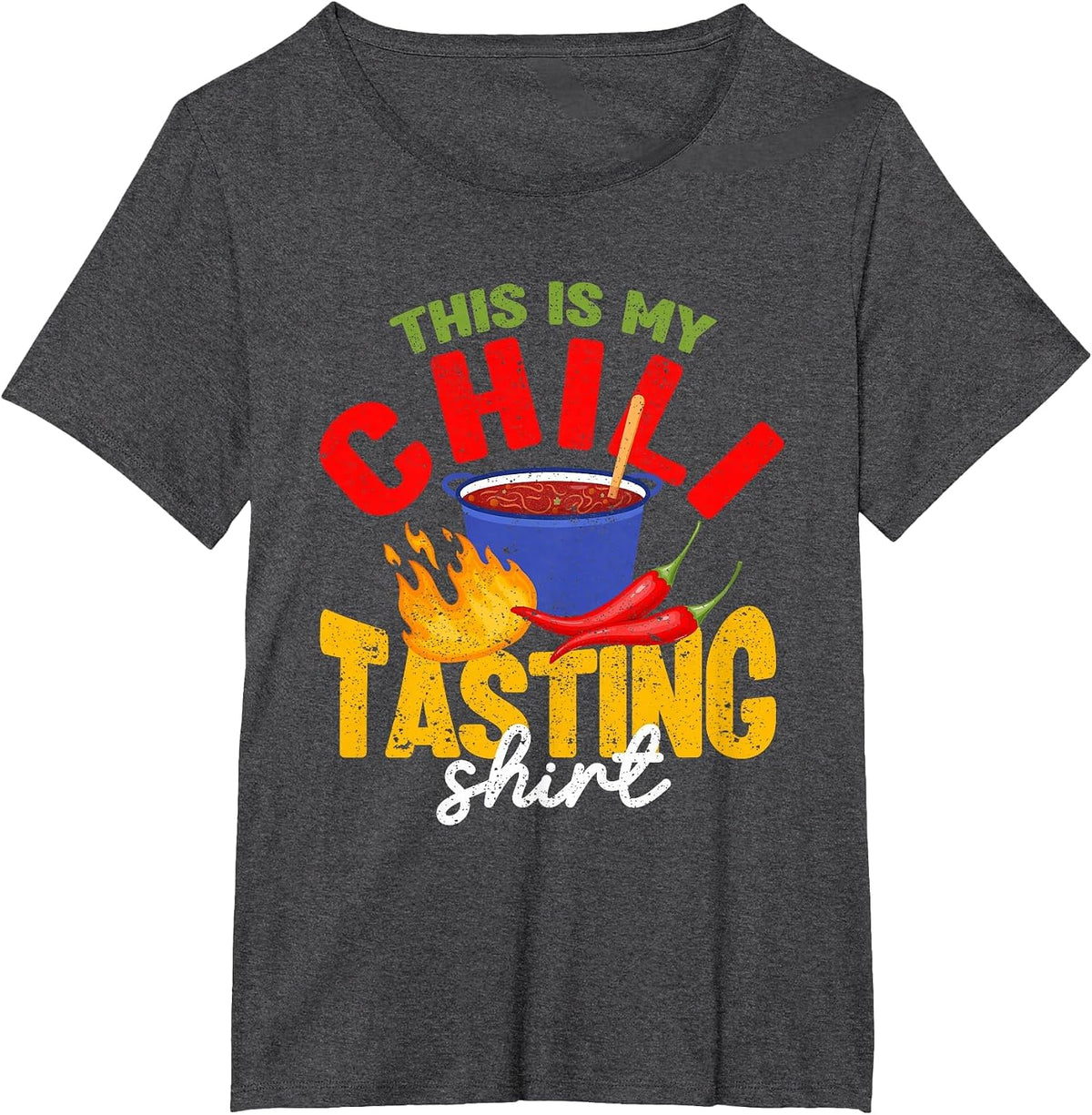 This is My Chili Tasting Shirt Cook Off Cooking Competition T-Shirt - Dark Heather Grey