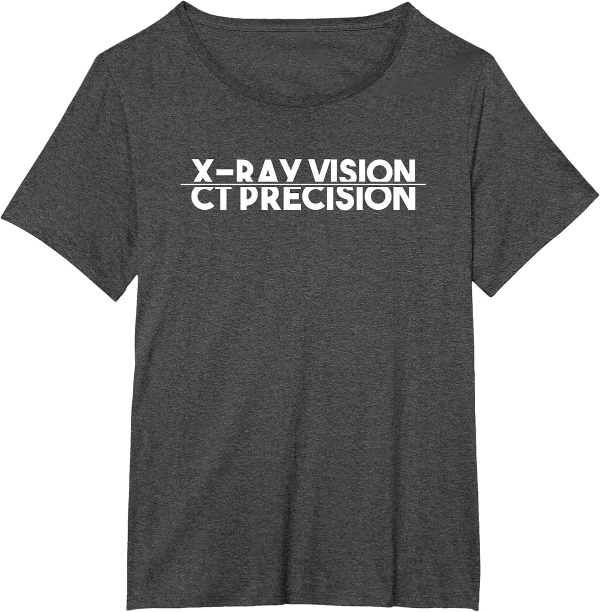 Funny Radiology Computed Tomography Radiologist CT Tech T-Shirt - Dark Heather Grey