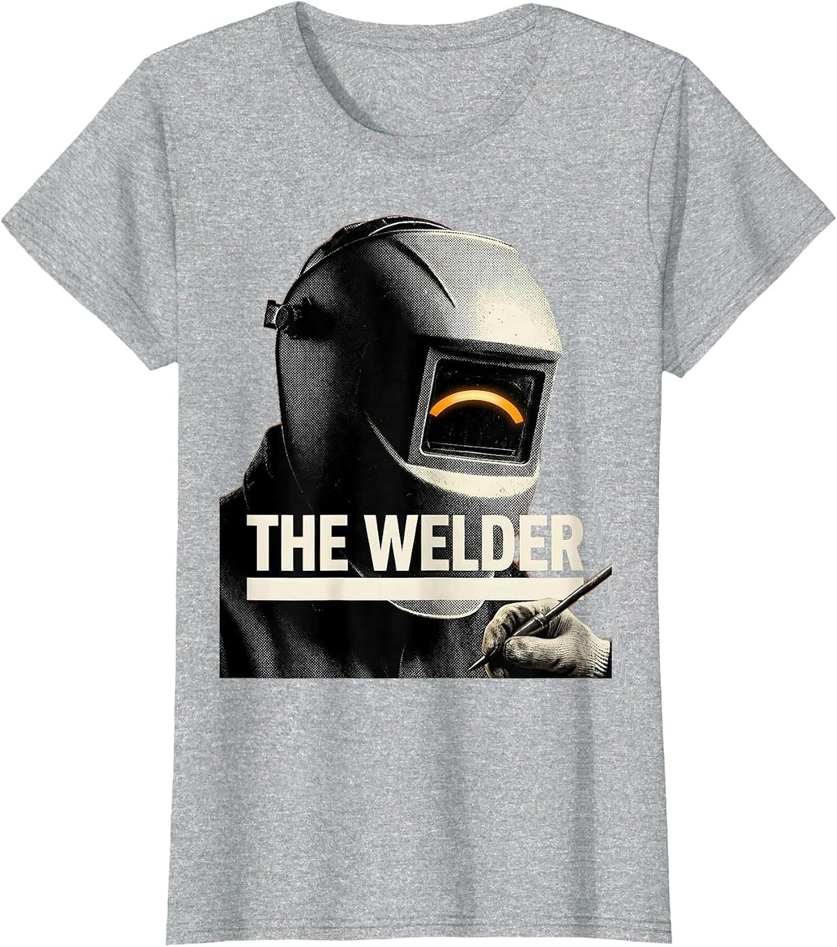 THE WELDER Funny Metal Worker Trade Pride Humor T-Shirt - Heather Grey