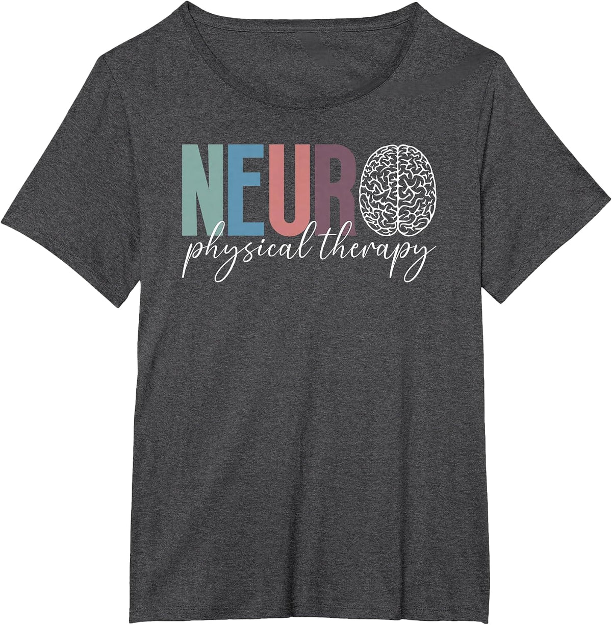 Neuro Physical Therapy Boho Neuro Physical Therapist T-Shirt - Dark Heather Grey