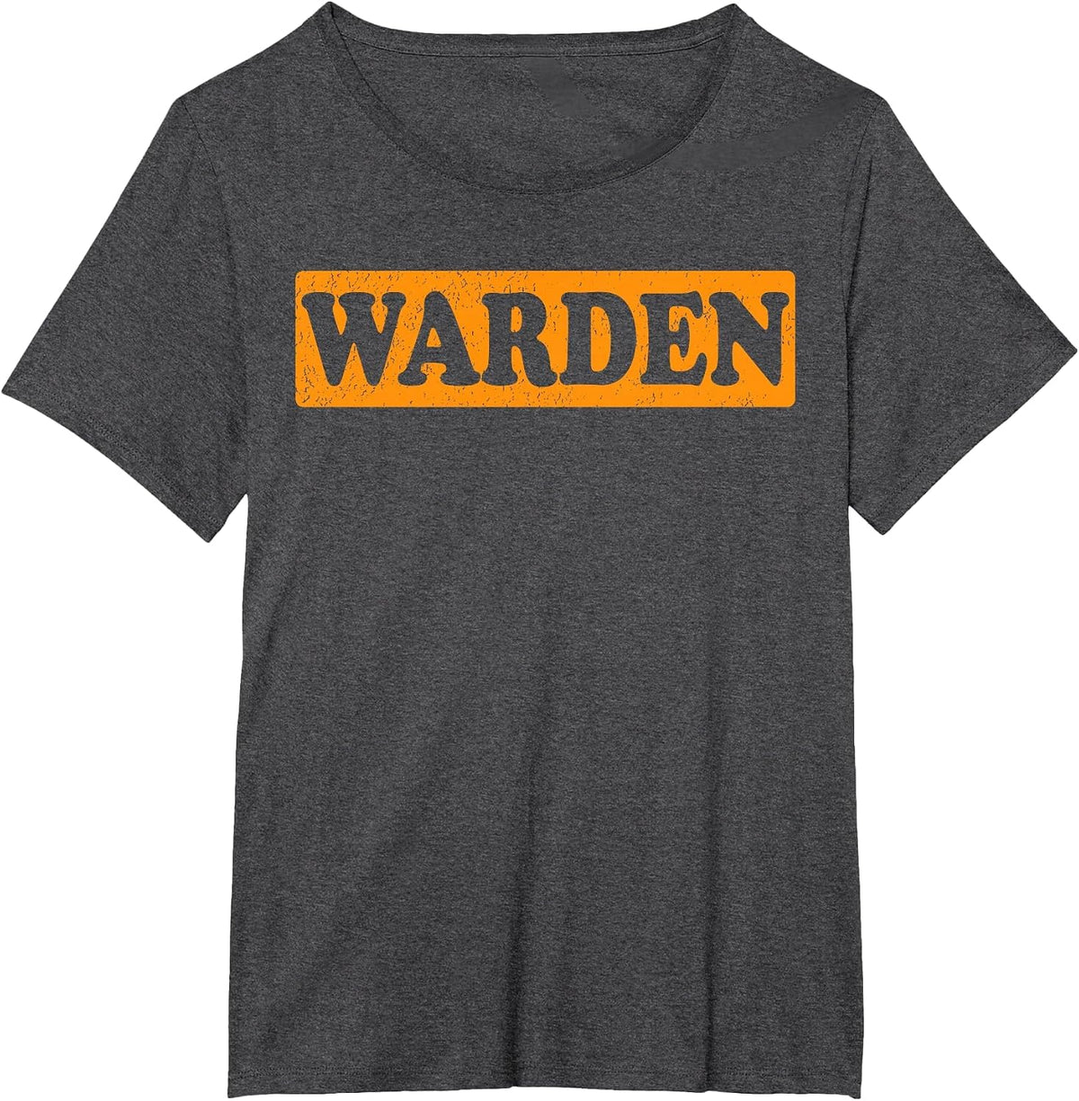 Warden Halloween Costume T-Shirt - Dark Heather Grey