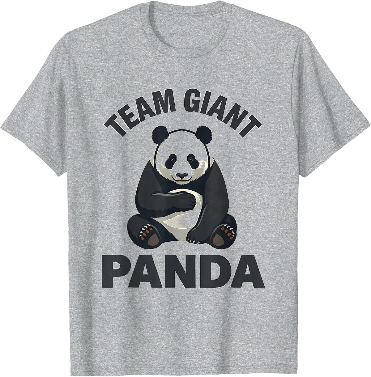 Men's Team Giant Panda Funny Panda Lover Animal Humor Gift T-Shirt - Heather Grey