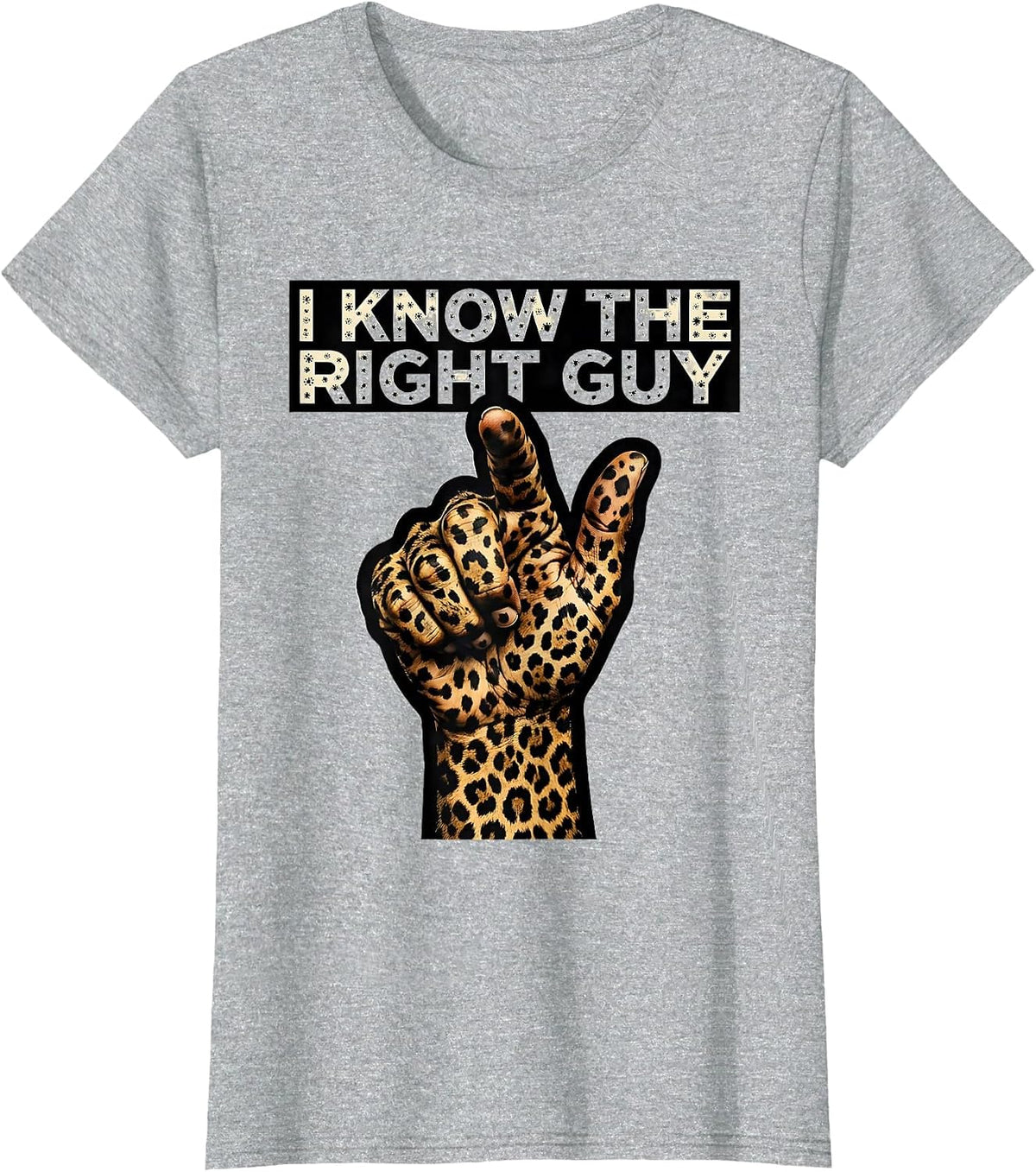 I Cant But I Know A Guy Connector Design T-Shirt - Heather Grey